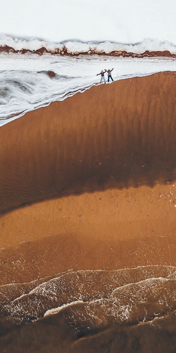 Phone wallpaper: People, Beach, Photography, Aerial free download