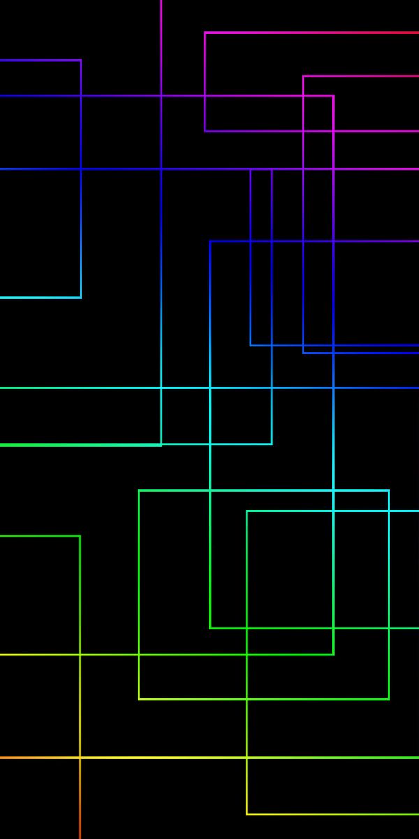 Vibrant Multicolored Lines Abstract Wallpaper