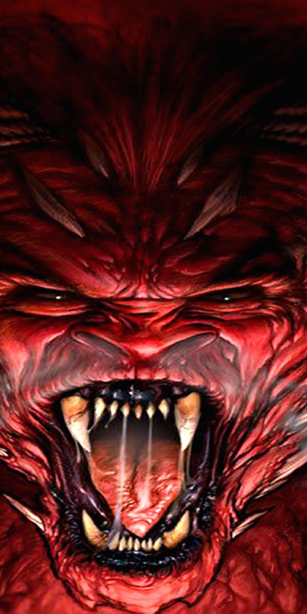 Intense Demon Phone Wallpaper in 4K: Dark, Fiery, and Captivating