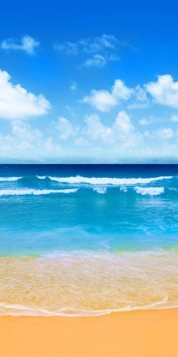 Beautiful Summer Beach Horizon Wallpaper
