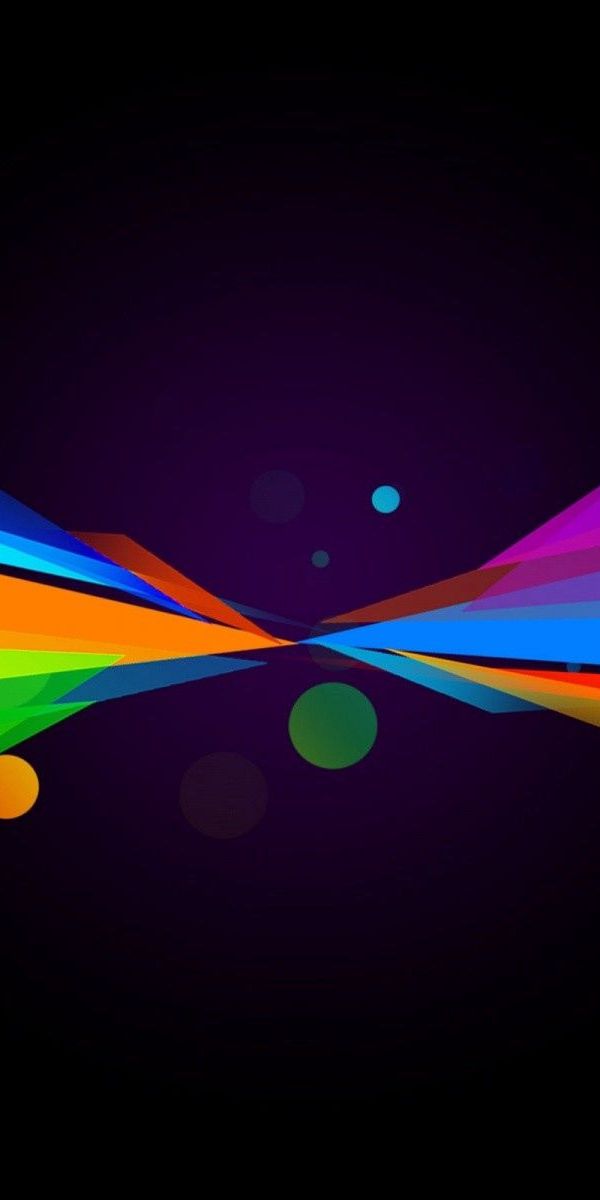 Multicolored Abstract Wallpaper: A Symmetrical 4K Design for Your Space