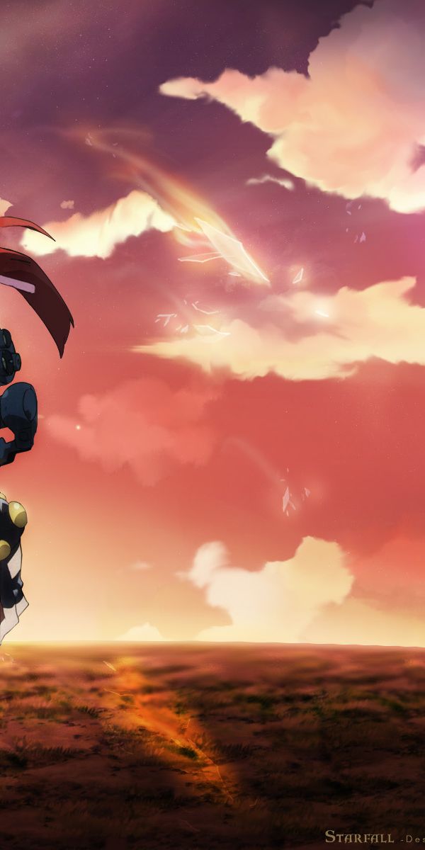 Dynamic Yoko Littner Wallpaper: Cactus, Sunset, and Action Elements