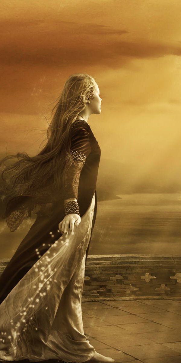 Phone wallpaper: Gothic, Women, Fantasy, Sunset free download