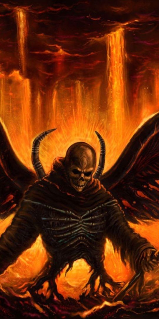Phone wallpaper: Occult, Angel, Dark free download