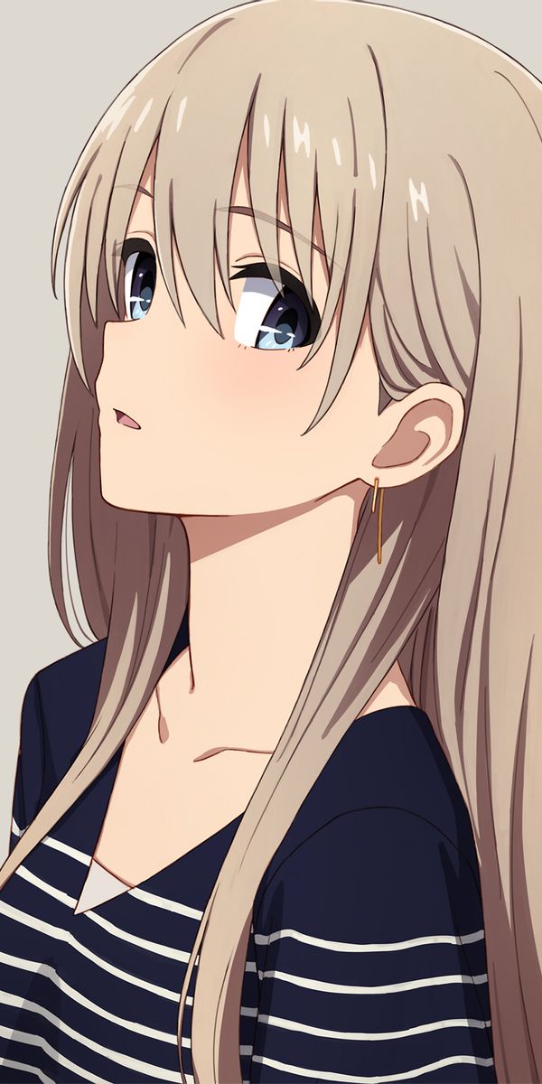 Beautiful anime girl mobile wallpaper in vibrant 4K resolution