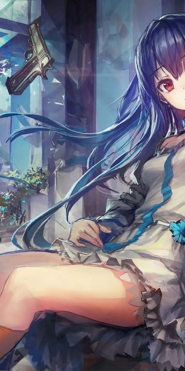 Enchanting Anime Girl Wallpaper in 4K for Your iPhone