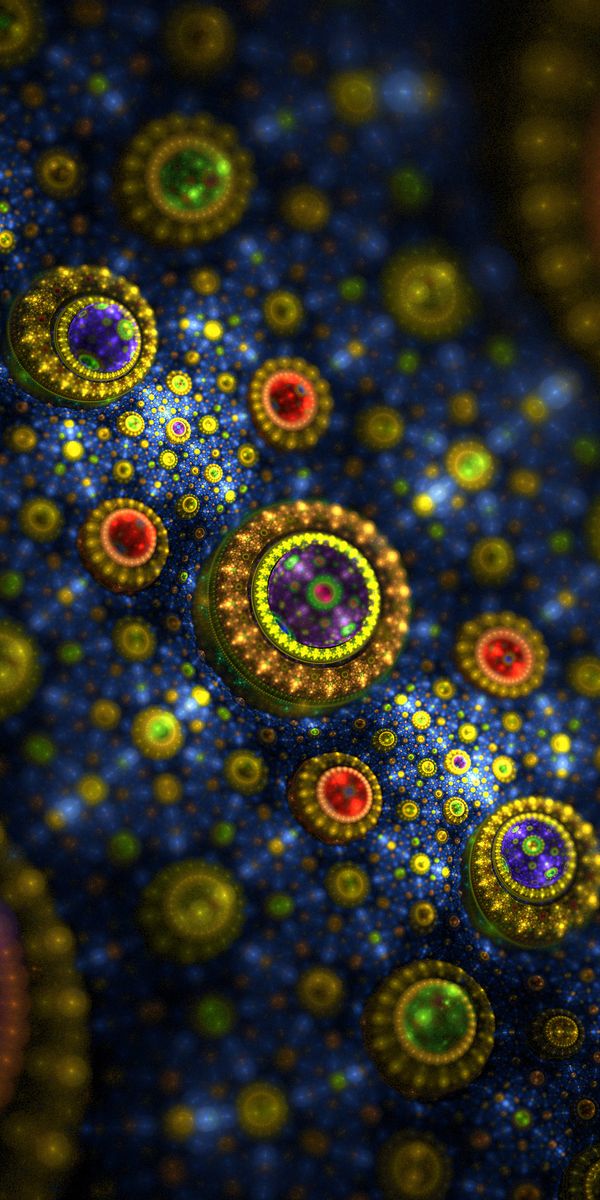 Phone wallpaper: Motley, Smooth, Multicolored, Pattern, Ornament, Blur, Abstract, Fractal free downl