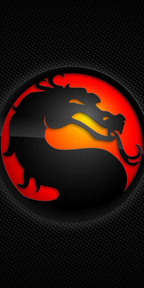Mortal Kombat Logo Mobile Wallpaper