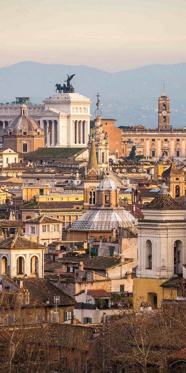 Breathtaking HD phone wallpaper of Rome's iconic cityscape and architecture
