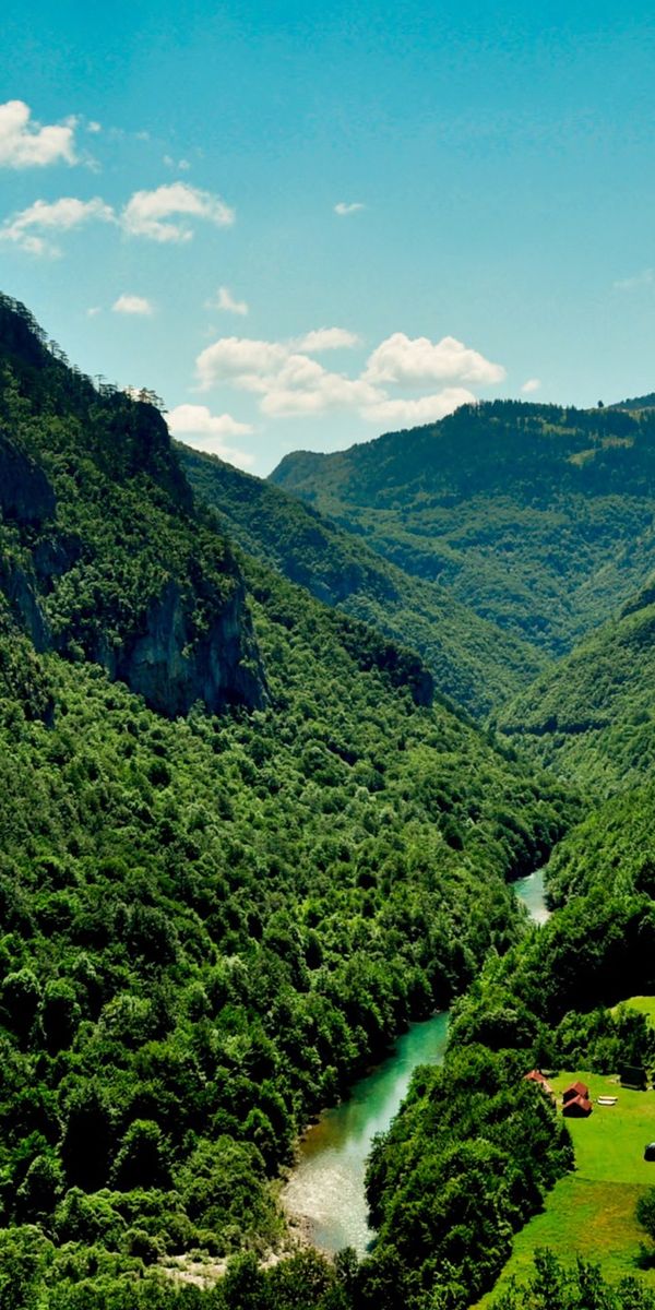 Phone wallpaper: River, Mountains, Mountain, Earth free download