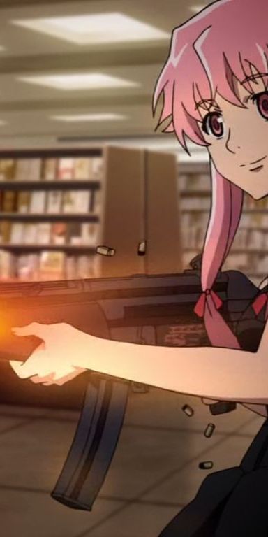 Phone wallpaper: Anime, Yuno Gasai, Mirai Nikki free download