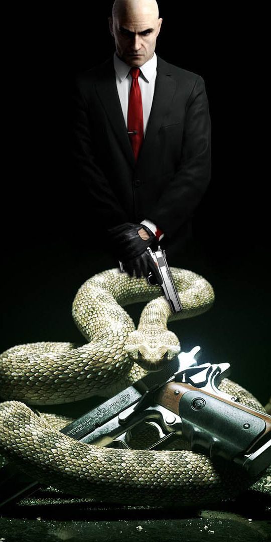 Hitman: Dark and Stylish Mobile Wallpaper