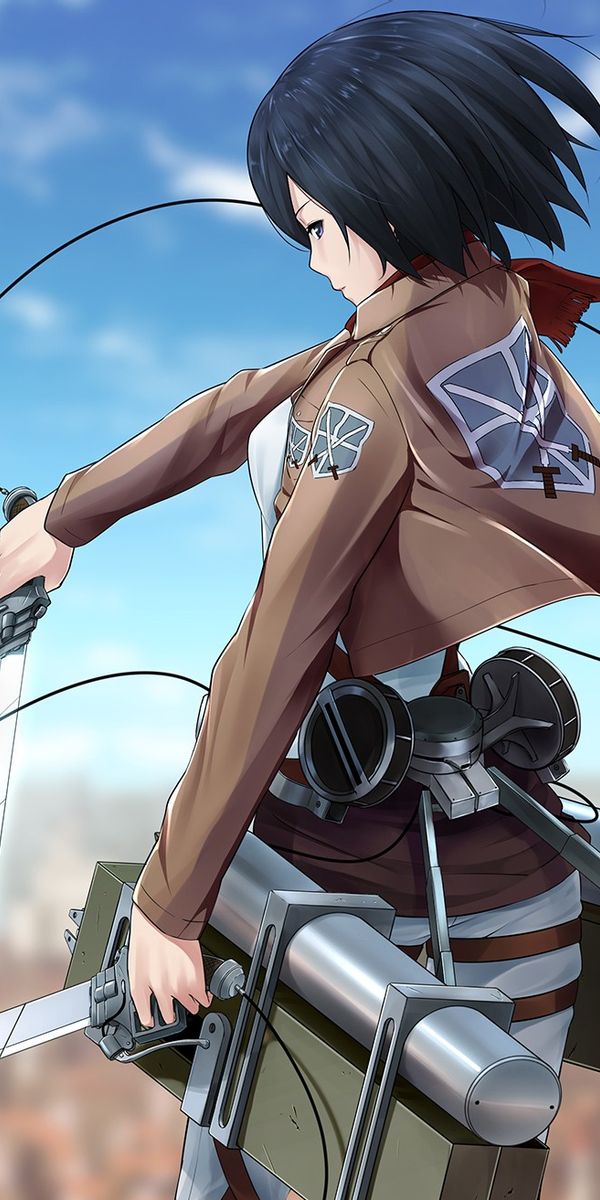 Mikasa Ackerman Ready for Battle in Attack on Titan