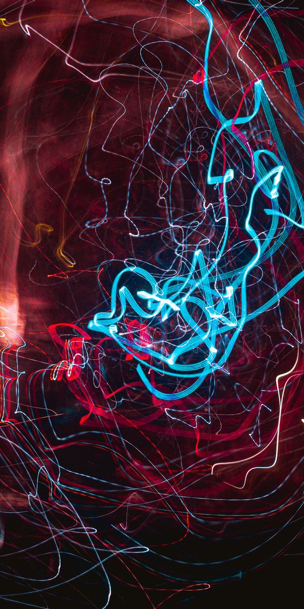 Phone wallpaper: Freezelight, Distortion, Motley, Long Exposure, Multicolored, Abstract, Neon free d
