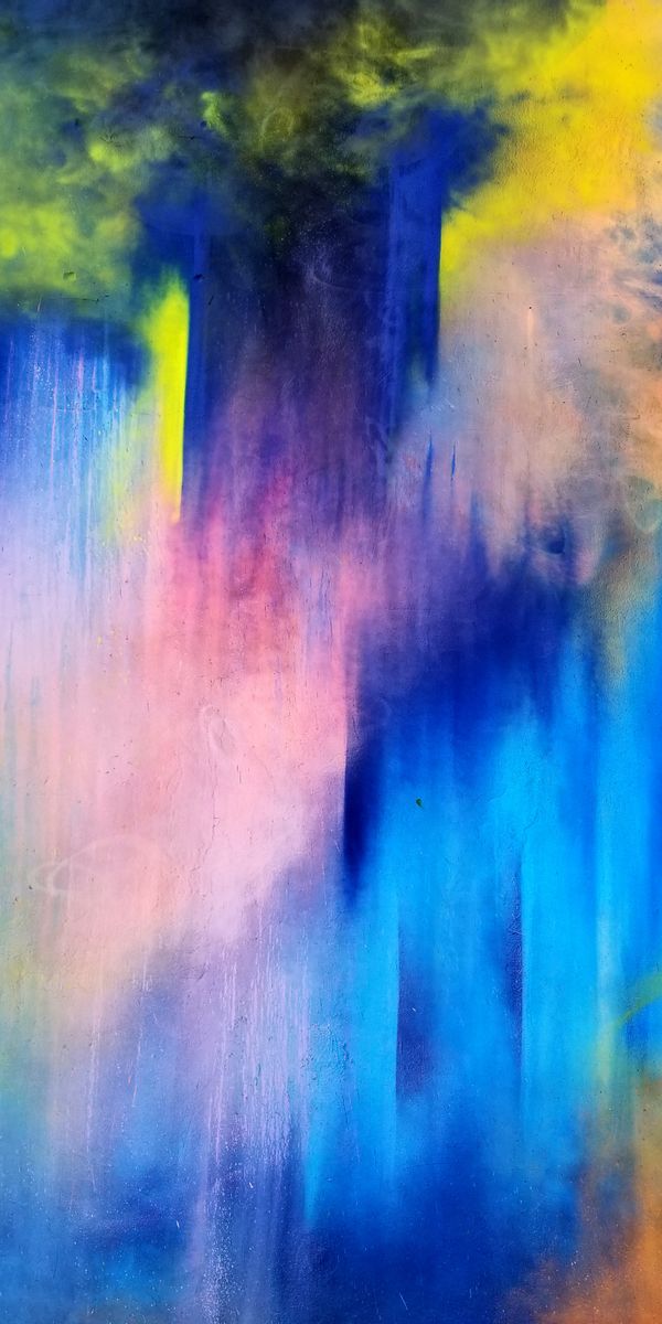 Phone wallpaper: Paint, Motley, Multicolored, Surface, Abstract free download