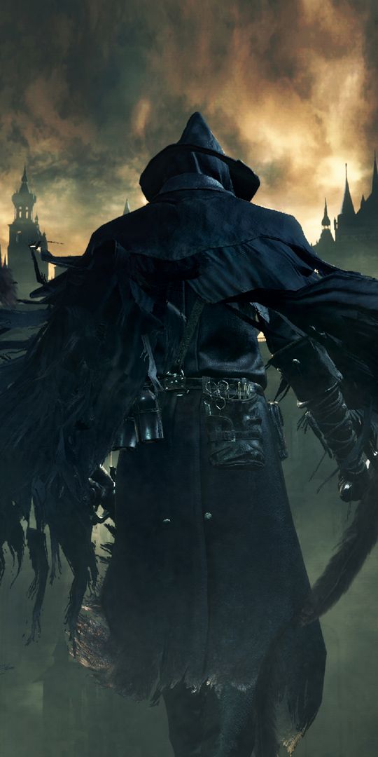 Gothic Fantasy Bloodborne Wallpaper Featuring Dark Aesthetic