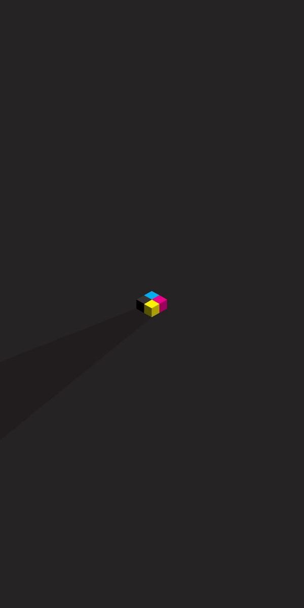 Phone wallpaper: Motley, Shadow, Multicolored, Background, Cube, Vector free download