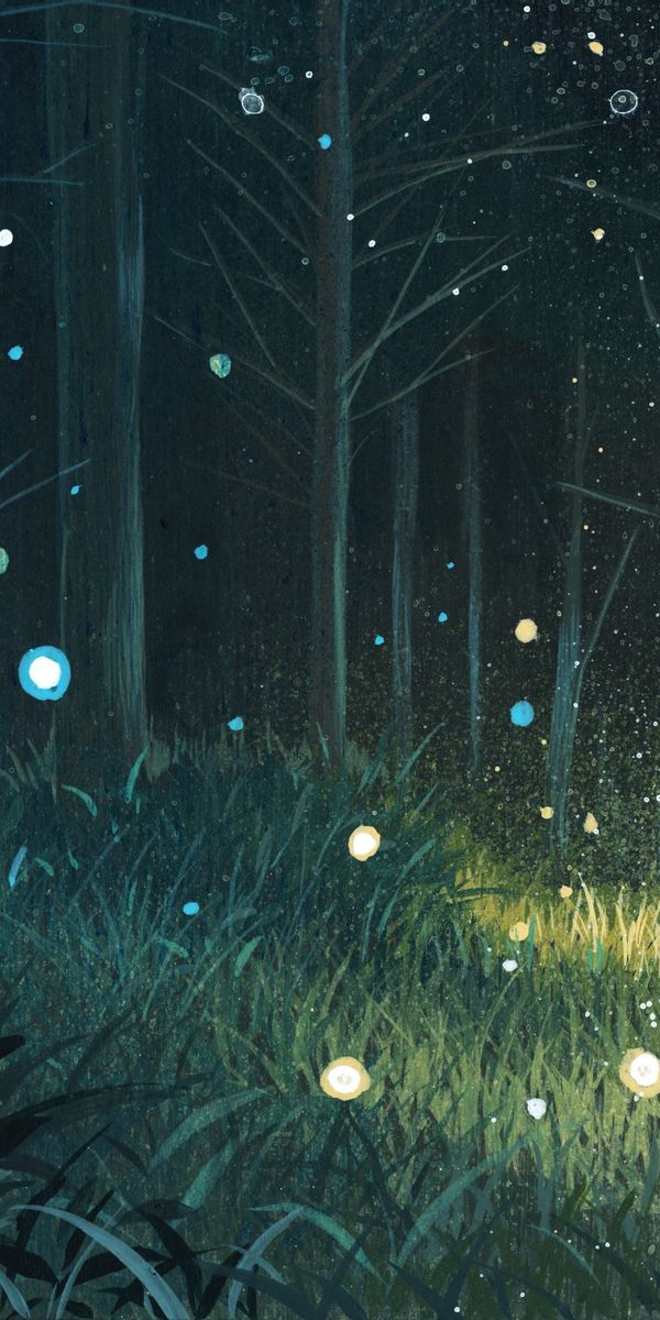 Magical Forest Phone Wallpaper: A Captivating Anime-Inspired Scene