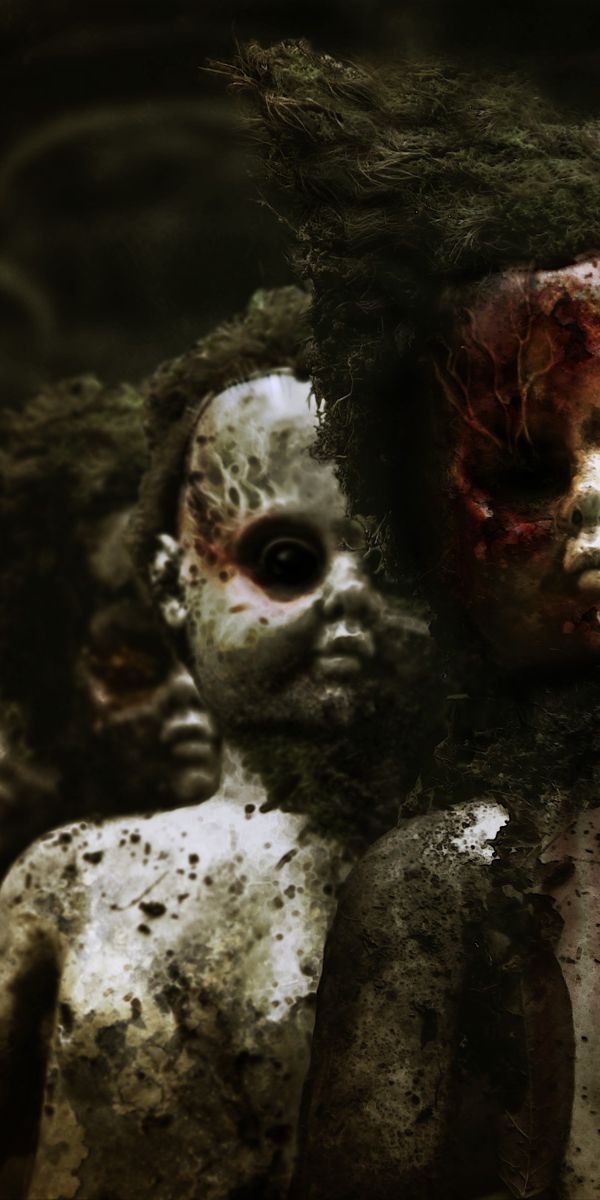 Haunting Dark Dolls - Perfect Mobile Wallpaper