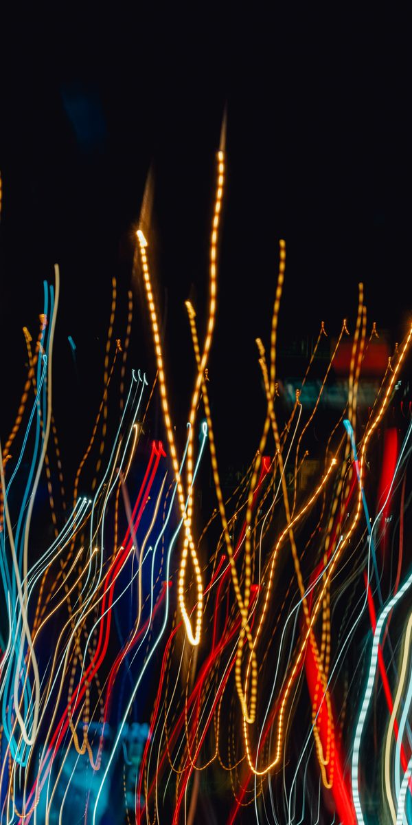 Phone wallpaper: Blur, Freezelight, Long Exposure, Smooth, Shine, Light, Abstract, Lines free downlo