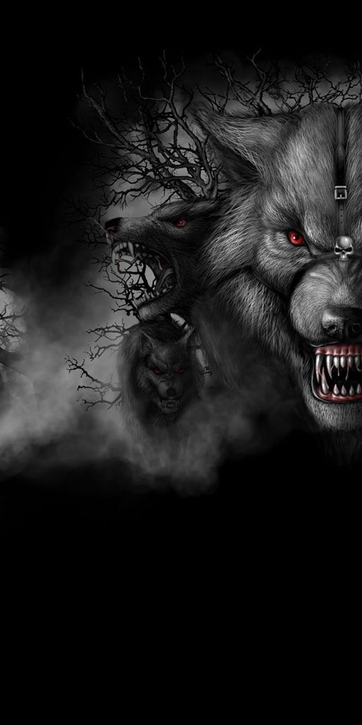 Free Dark Werewolf Phone Wallpaper: A Hauntingly Beautiful Design