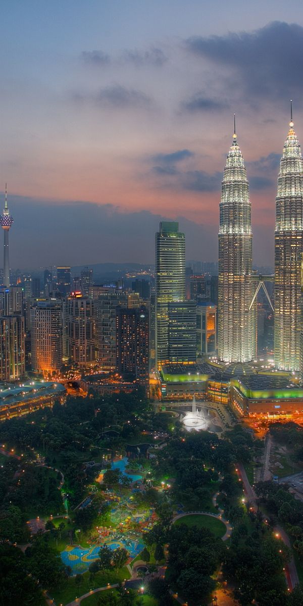 Phone wallpaper: Kuala Lumpur, Malaysia, Petronas Towers, Architecture, Cityscape, Skyscraper, Build