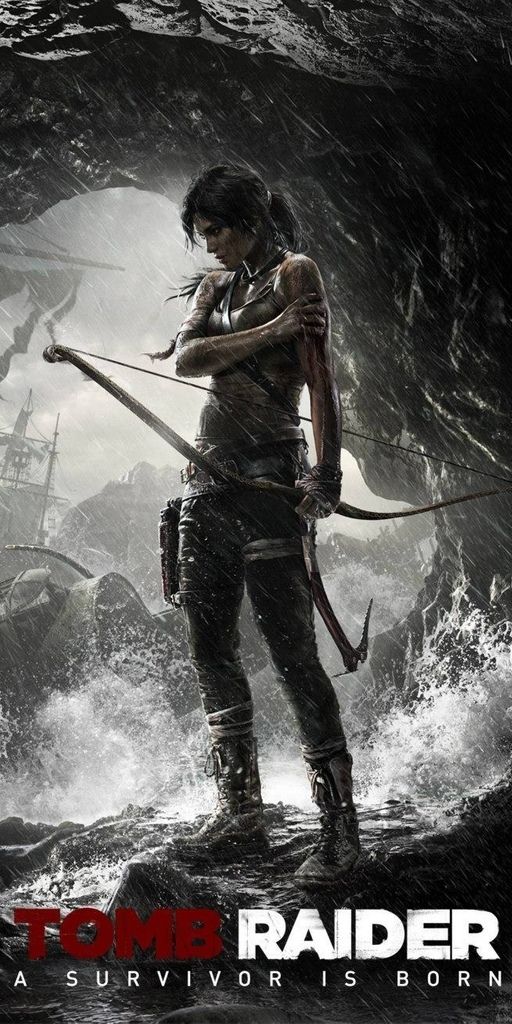 Tomb Raider: A Survivor is Born - Dark Adventure Phone Wallpaper