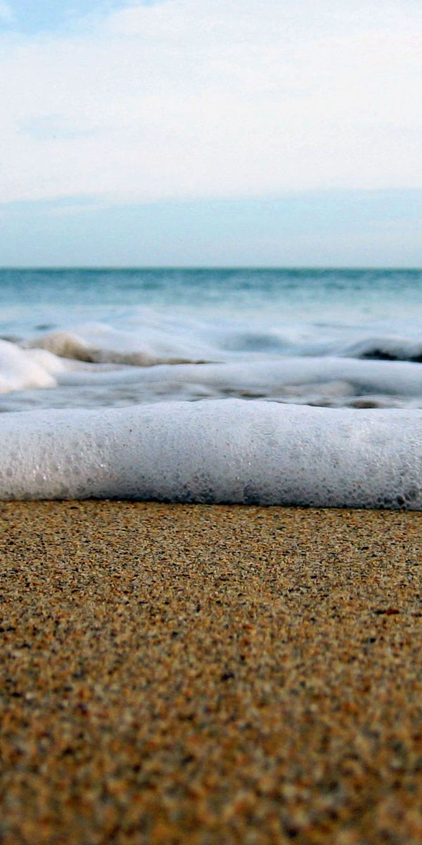 Tranquil Beach View with Gentle Waves