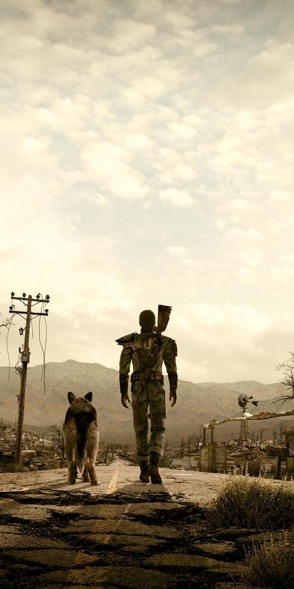 Fallout 3: Iconic Scene with Yellow Tones