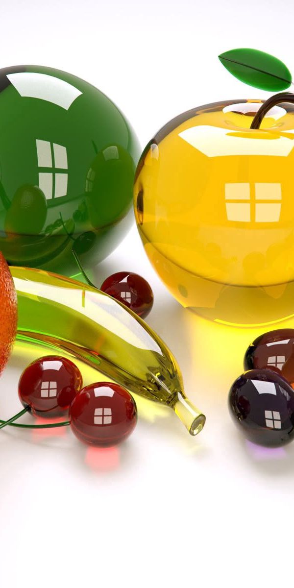 Vibrant 3D Fruit Collection Wallpaper: Perfect for iPhone Background in 4K