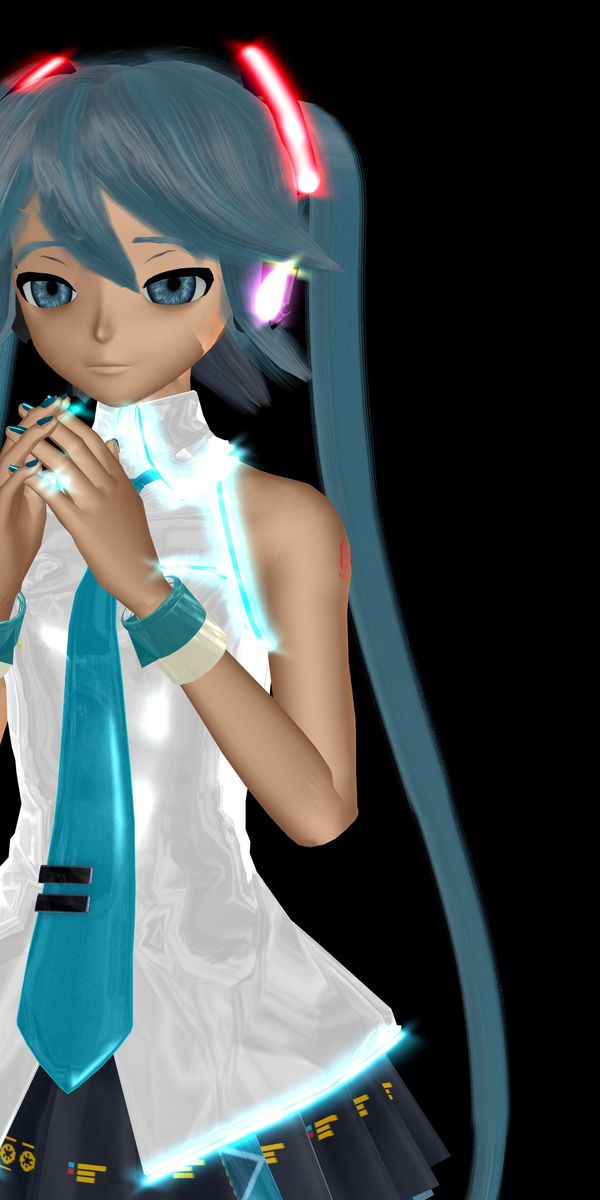 Phone wallpaper: Anime, Vocaloid, Blue Hair, Hatsune Miku free download