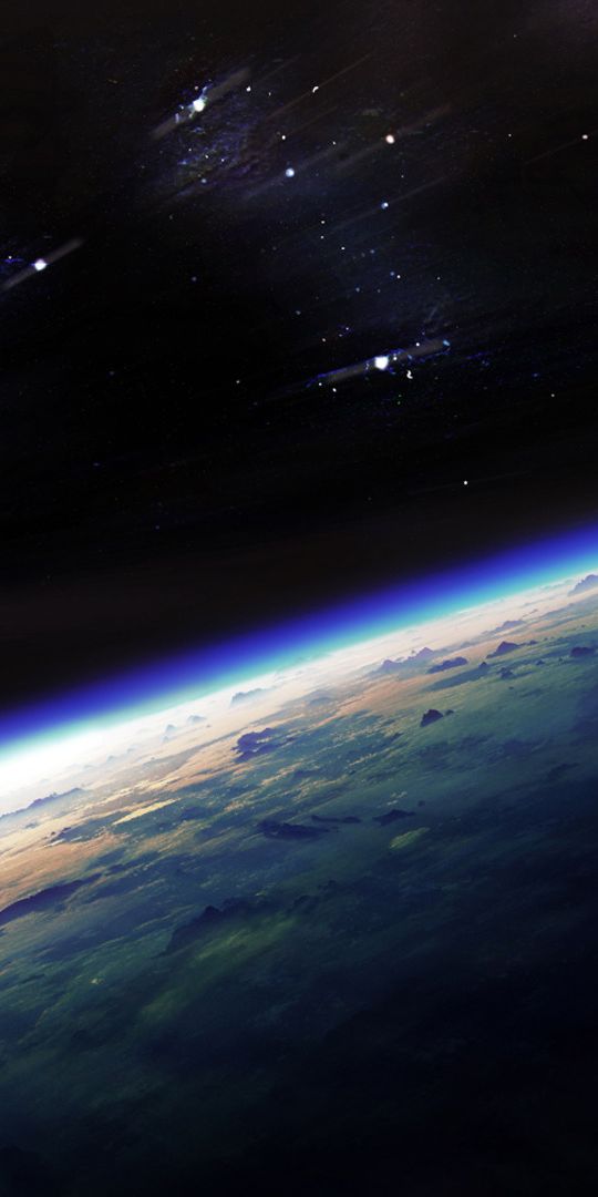 Breathtaking Earth Landscape from Space Wallpaper