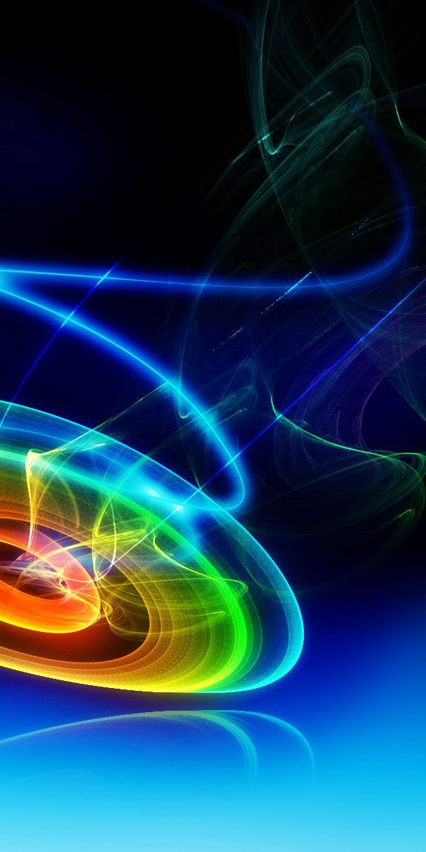 Phone wallpaper: Oval, Motley, Multicolored, Smoke, Abstract, Circle free download
