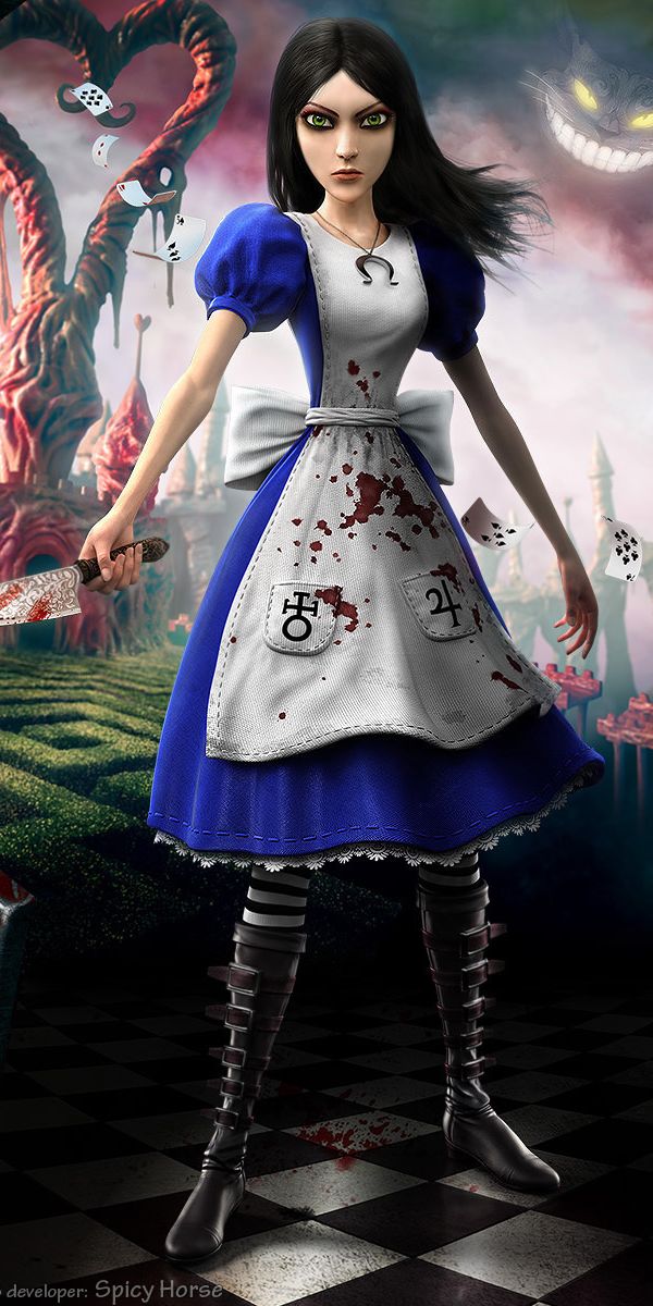 Alice from Madness Returns: Dark and Intriguing Mobile Wallpaper