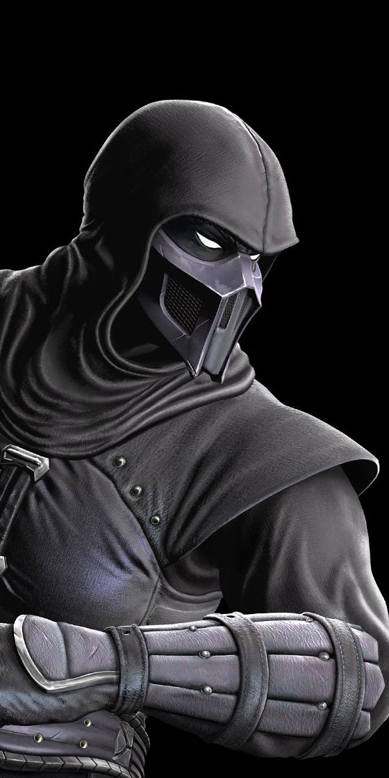 Mortal Kombat Black Character Wallpaper for Your Phone