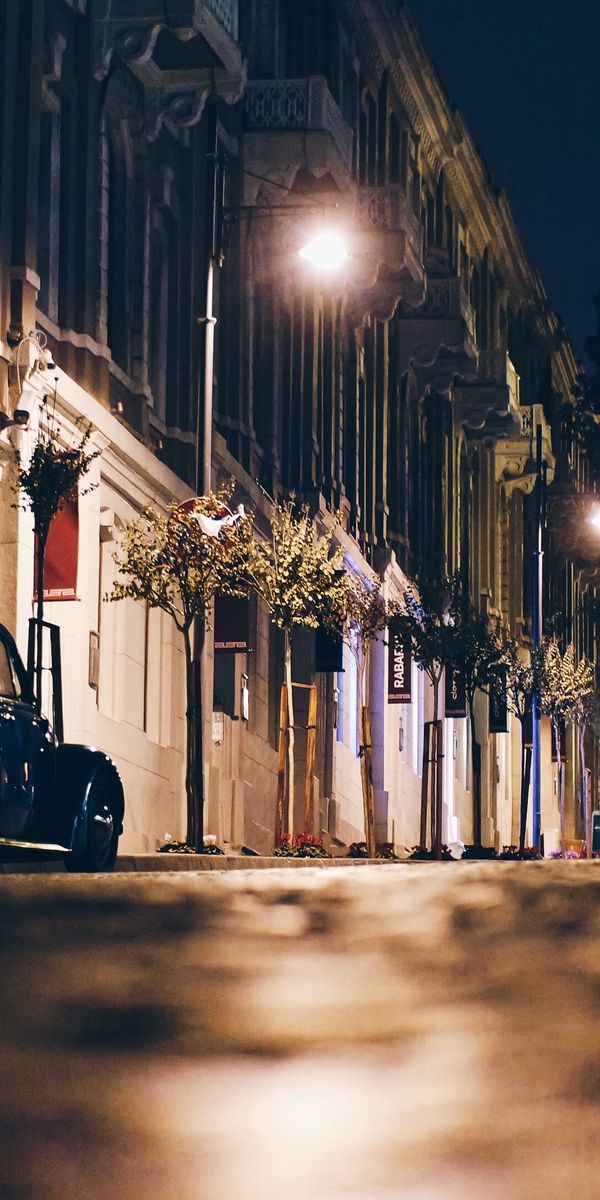 Phone wallpaper: Street, Night City, Car, Cities free download