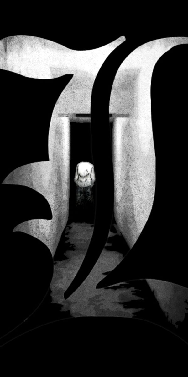 L from Death Note - Striking Dark Anime Wallpaper