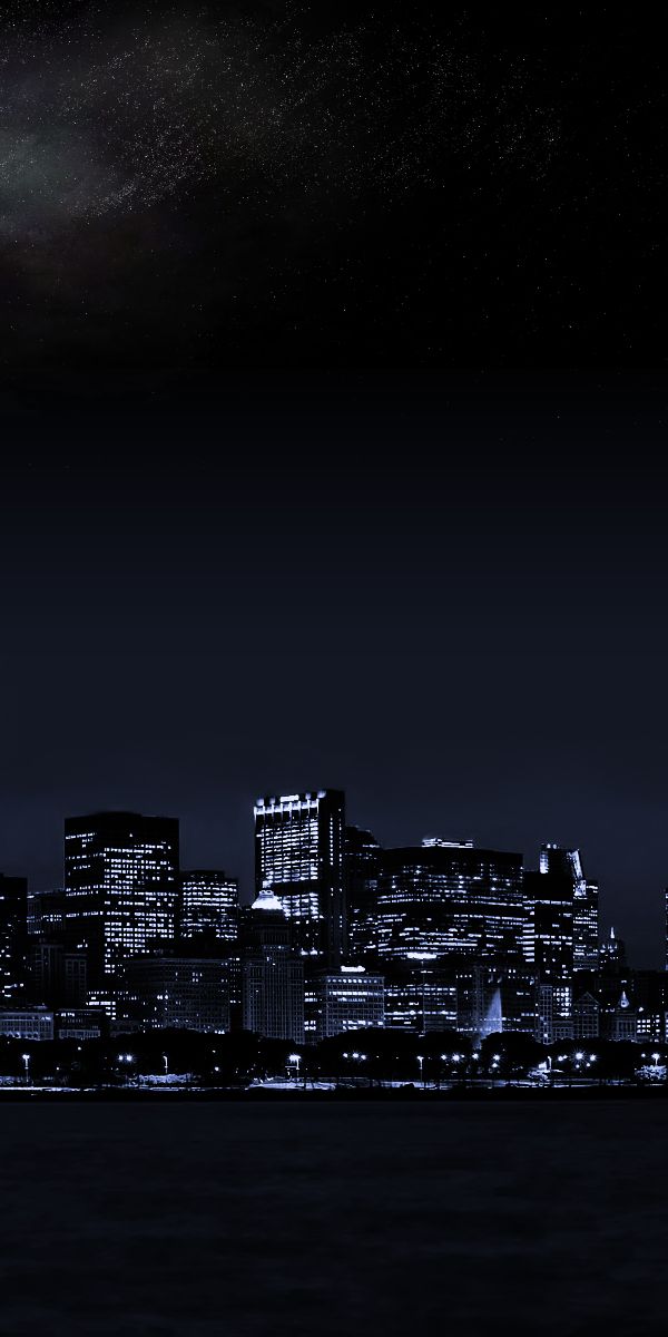 Breathtaking Chicago Skyline at Night - 4K Phone Wallpaper