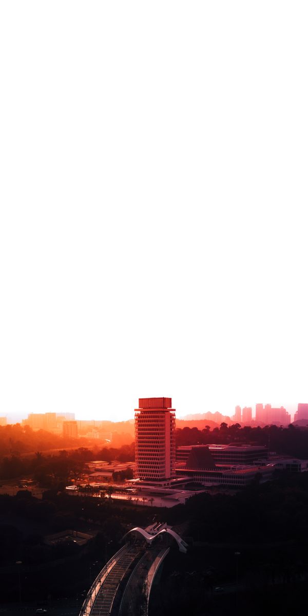 Phone wallpaper: Building, City, Cities, View From Above, Shine, Sunset, Light free download