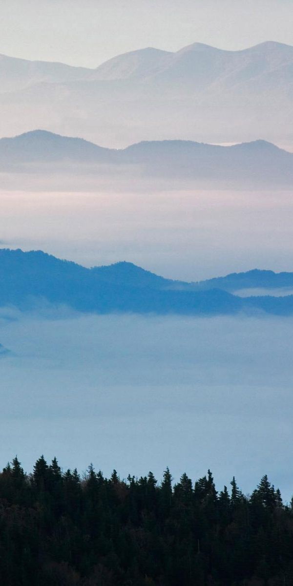 Phone wallpaper: Mountains, Mountain, Fog, Earth free download