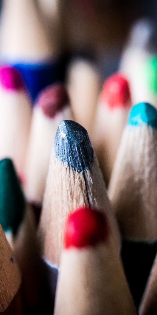 Phone wallpaper: Miscellaneous, Spearhead, Prick, Colour Pencils, Miscellanea, Motley, Multicolored,