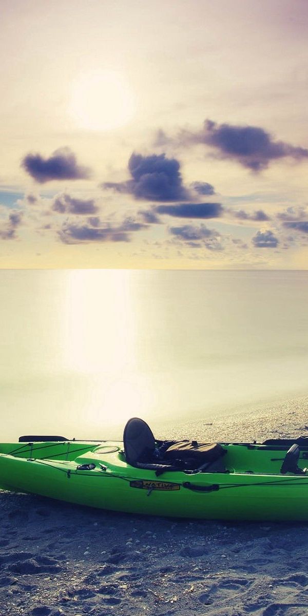 Phone wallpaper: Sunset, Bank, Shore, Miscellaneous, Sea, Sand, Miscellanea, Boat free download