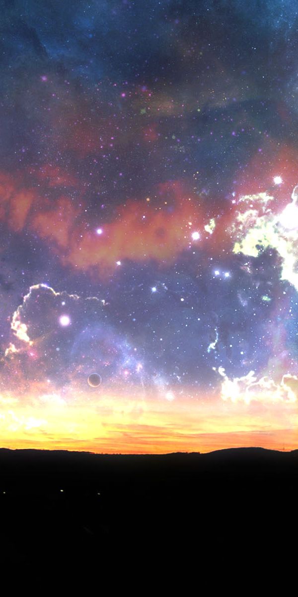 Explore a Breathtaking Sci-Fi Landscape: 4K iPhone Wallpaper