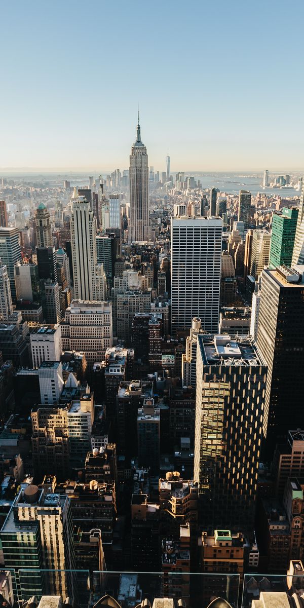 Breathtaking View of New York City with the Iconic Empire State Building