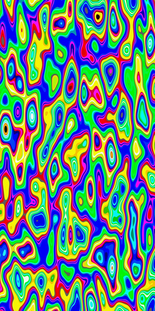 Bright and Abstract Multicolored Phone Wallpaper with Unique Patterns