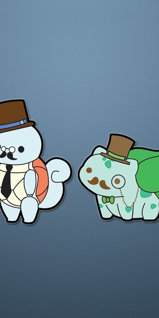 Charming Pokémon Characters in Top Hats and Monocles
