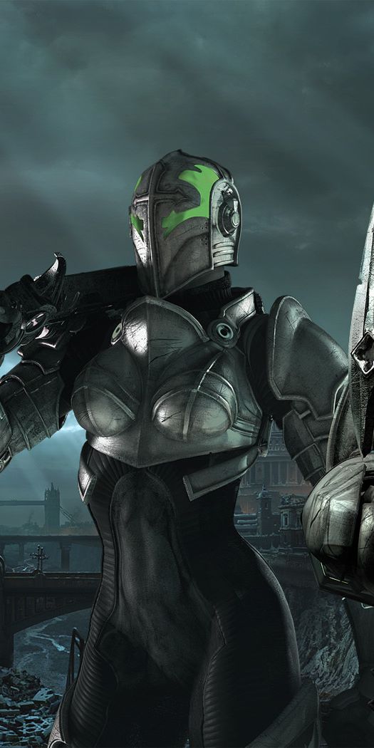 Epic Hellgate iPhone Wallpaper Featuring Dark Characters and Atmosphere