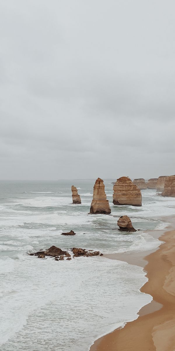 Phone wallpaper: Rocks, Waves, Sea, Nature, Beach free download