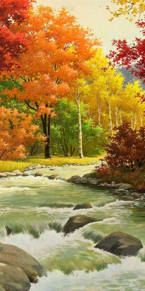 Autumn Nature Landscape for Your Mobile Background