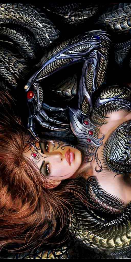 Gothic Medusa with Serpents - Witchblade Dark Art Wallpaper